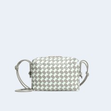 보테가 베네타 스몰 루프 카메라백 아게이트 그레이